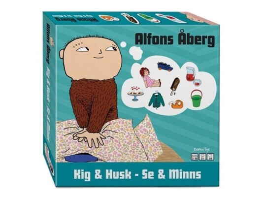 Barbo Toys Alfons Åberg Kig Og Husk Barnespill