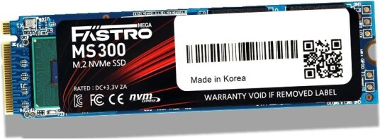 Mega Fastro SSD 2TB MS300 Series PCI-Express NVMe intern retail