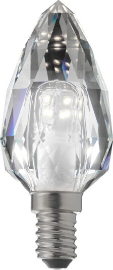Unison Kronlys Krystall E14 4.3W 4000K Dimbar LED pære