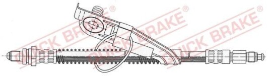 Bremseslange QUICK BRAKE 42.916 Bremseslange QUICK BRAKE 42.916