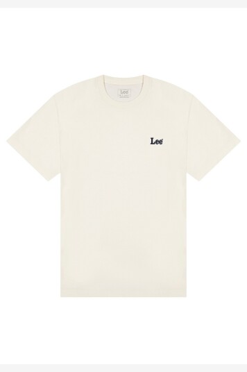 Lee T skjorte SS Small Logo Tee Hvit Lee T skjorte SS Small Logo Tee Hvit