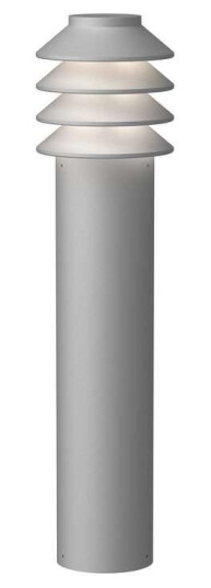 Louis Poulsen Bysted Garden Long LED 2700K m/anker Aluminium Louis Poulsen Bysted Garden Long LED 2700K m/anker Aluminium