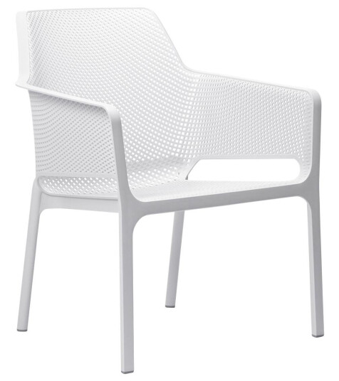 Brafab Net lenestol Hvit 67 x 71 cm Hvit Brafab Net lenestol Hvit 67 x 71 cm Hvit