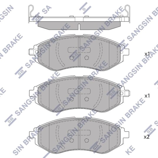 Hi-Q SP4207 Bremseklosser