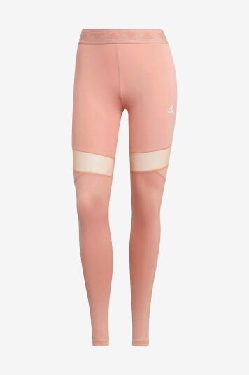 adidas Sport Performance - Treningstights Hyperglam High-rise Long Tights - Lilla