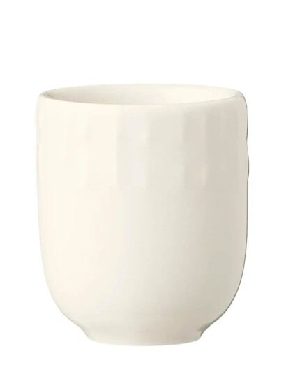Aida Confetti Vanilla Mini Kop Med Relief Porcelæn 5 Cl. Cream 