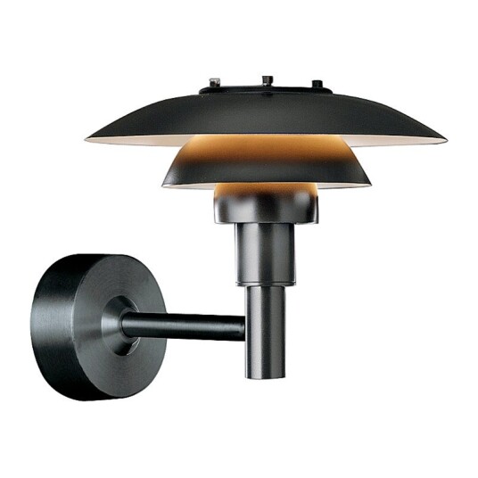 Louis Poulsen PH 3-2½ Vegglampe Sort Louis Poulsen PH 3-2½ Vegglampe Sort