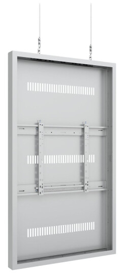 Multibrackets M Pro Series - innhegning - for digitalt skiltingspanel - kabel, medium - hvit