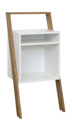 Memo hylla Vit/ek 47 x 35-44 cm