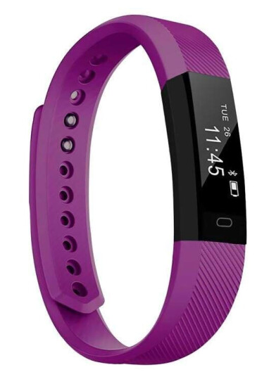 Fitnessarmbånd for Android og iOS Lilla Fitnessarmbånd for Android og iOS Lilla