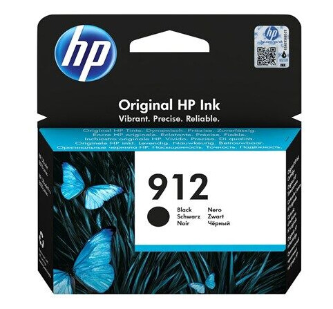 HP 912 / 3YL80AE - Black Ink - Blekkpatron Svart