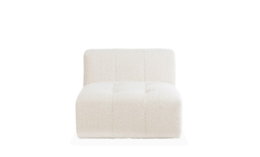 Soffadirekt COCO Lenestol/Sentermodul Bouclé Offwhite