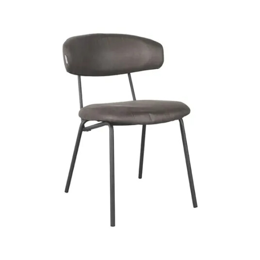 Trendcollection 2 Stk Zack Spisestoler Antrasitt