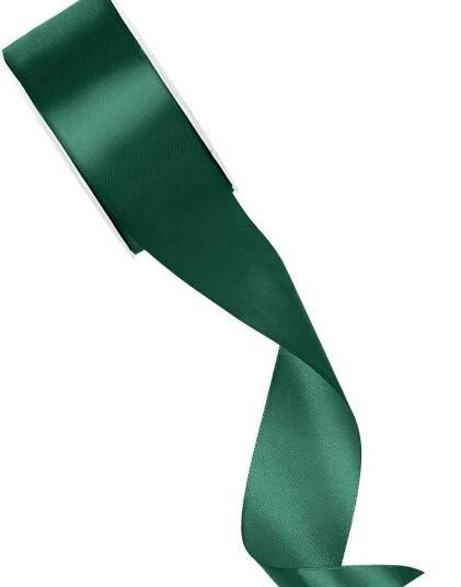 Partydeco Satengbånd Flaskegrønn/Mørk Grønn 38 mm / 25 meter