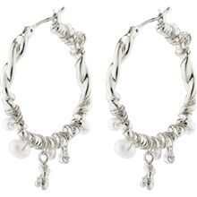 Pilgrim 26231-6073 ANA Pearl & Crystal Hoops 1 set