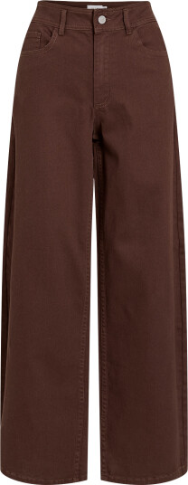 Vila Vichia Solid Hw Jeans - Brown - 44
