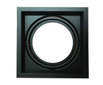 V-Tac downlight - Svart, 17,5 x 17,5 cm, G53 AR111 V-Tac downlight - Svart, 17,5 x 17,5 cm, G53 AR111