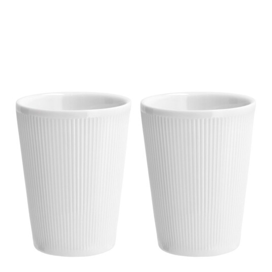 Pillivuyt Eventail termokopp 25 cl 2 stk hvit