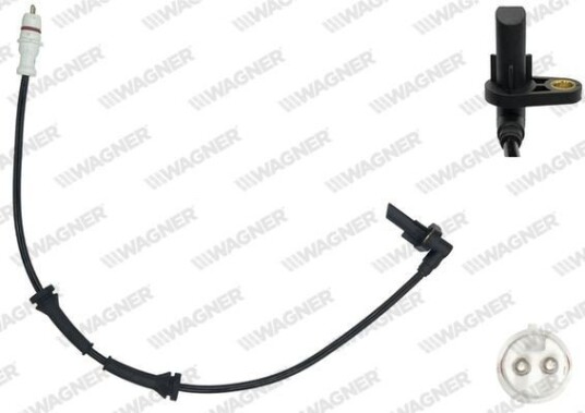 Sensor, ABS WAGNER ABS00074