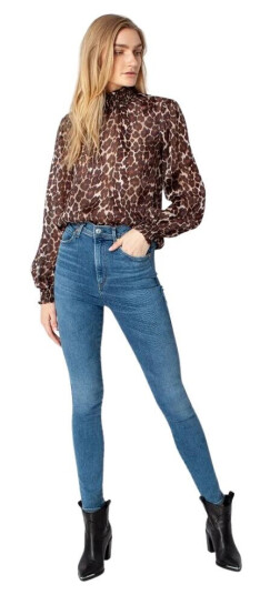 Hale Bob 08Ea2811 Silk Blouse Brun S