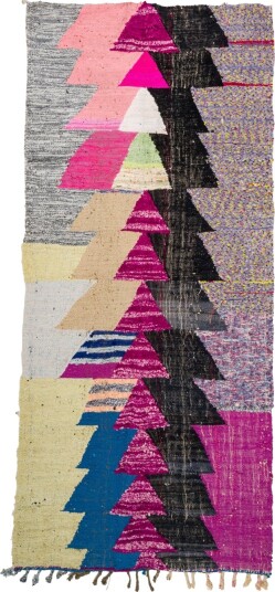 Marokkansk Boucherouite teppe 125 x 290 cm Størrelse: 125 x 290 cm