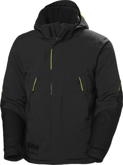 Helly Hansen Workwear Vinterjakke Magni Evolution 71303-990 Svart/Lime XL