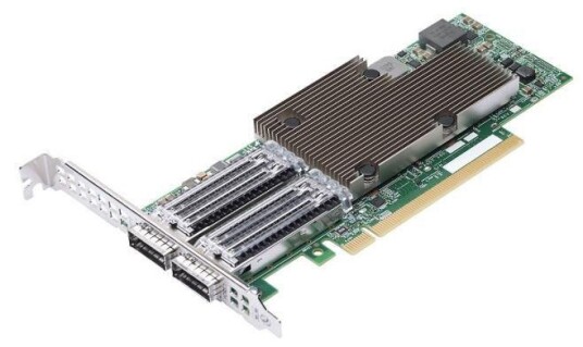 Broadcom Netxtreme E-Series P2100g - Nettverksadapter - Pcie 4.0 X16 Lav Profil - 100 Gigabit Qsfp56 X 2