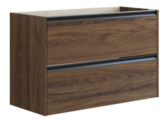 Dansani Inzo Classic Servantskap med Integrert Grep 2 Skuff Brun eik / 100cm