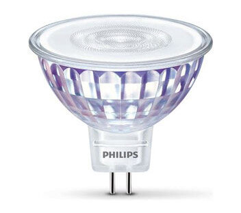 GU5.3 / MR16 (12V) Philips GU5.3 LED-lyspærer 5W (35W) (Spot, Kan dimmes)