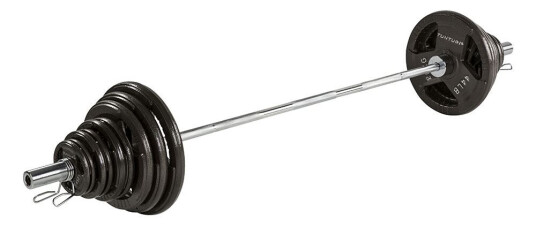 Tunturi Fitness Olympic Tri-Grip Barbell Set 140kg