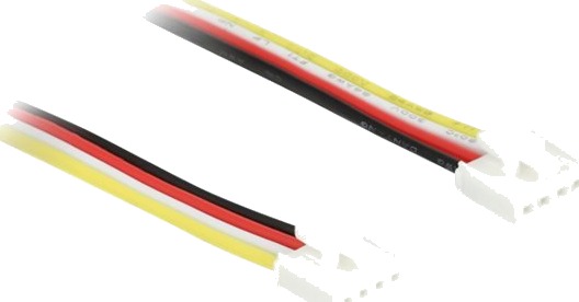 Delock Iot Strøm/Data Kabel 4 Pinners Grove Hann Til 4 Pinners Grove Hann 5 A 50 Cm Svart Hvit Gul Rød