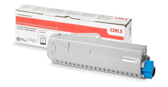 OKI C824 BK Toner - 46861308 Original - Svart 10000 sider
