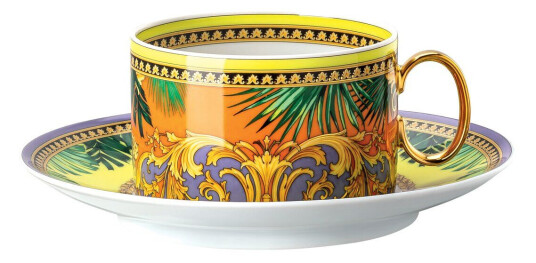 Versace Jungle Animalier kopp med fat Multi