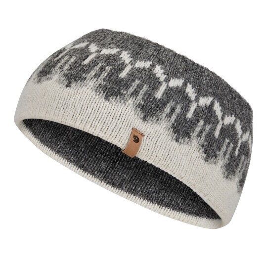 Fjellreven ÖVIK PATH KNIT HEADBAND  CHALK WHITE-GREY