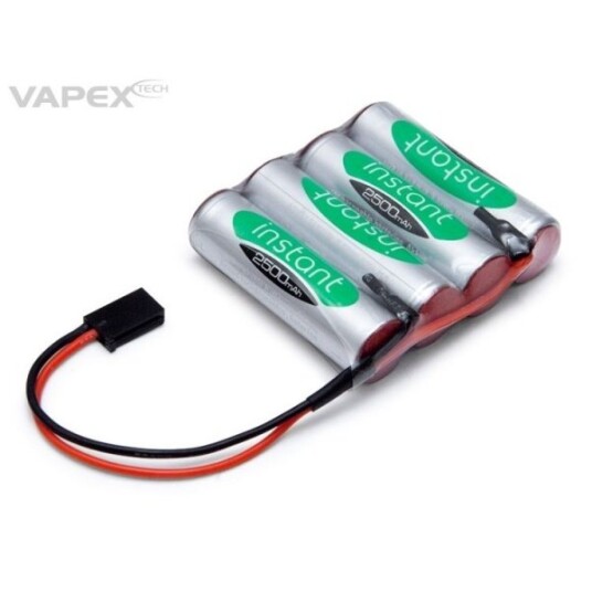Vapex Receiver battery NiMH 4,8V 2500mAh Flat