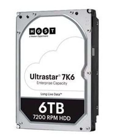 HGST Ultrastar 7K6 HUS726T6TAL5204 - 6 TB - 3.5" - 7200 rpm - SAS3 - 256 MB cache