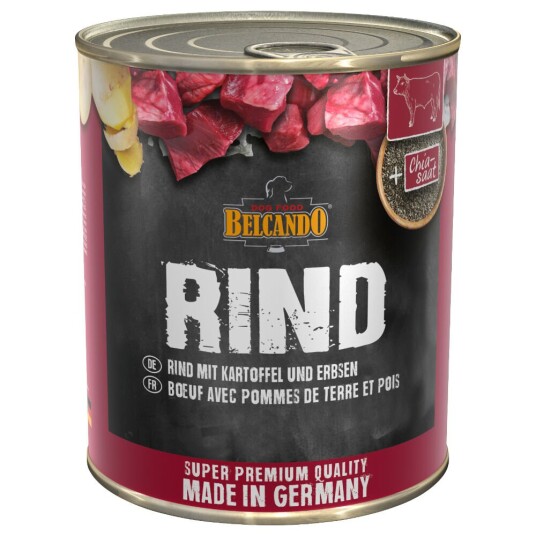 Belcando Super Premium 6 X 800 G Storfekjøtt Med Poteter & Erter
