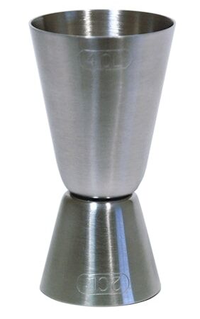 Dorre Måleglass i rustfritt vendbart 2-4 cl 1727819-01-0 1727817-01-0