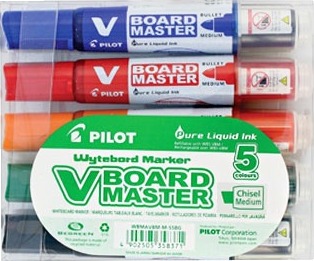 Pilot V-Board Master vinklet spiss 5-set
