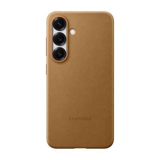 Samsung Kindsuit Mobildeksel til Galaxy S25 Brun i Kunstig Lær