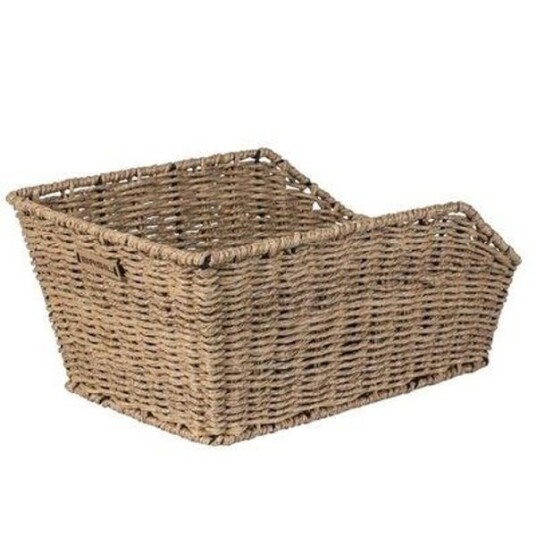Kurv sykkel bak Basil Cento brun - 35 ltr