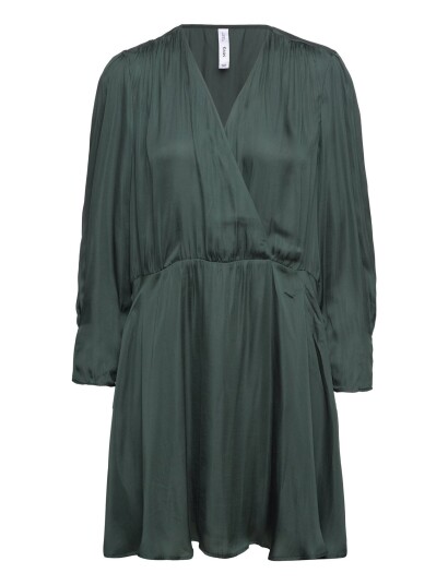 Mango | Wrapped Satin Dress | XS