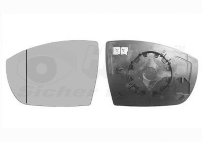 Speilglass ytterspeil VAN WEZEL 1869837