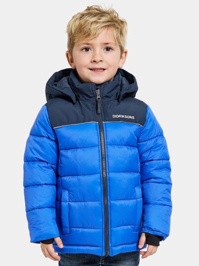 Didriksons Fox Kids Jacket Caribbean Blue 110 Didriksons Fox Kids Jacket Caribbean Blue 110