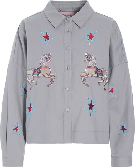 Hunkøn Electra Shirt Grey S Hunkøn Electra Shirt Grey S