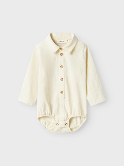 Lil- Atelier Hadam Long Sleeve Loose Body Shirt Beige 62 Lil- Atelier Hadam Long Sleeve Loose Body Shirt Beige 62