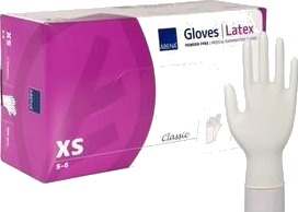 Abena Classic Powder Free Latex Gloves Nature 100 stk. Abena Classic Powder Free Latex Gloves Nature 100 stk.
