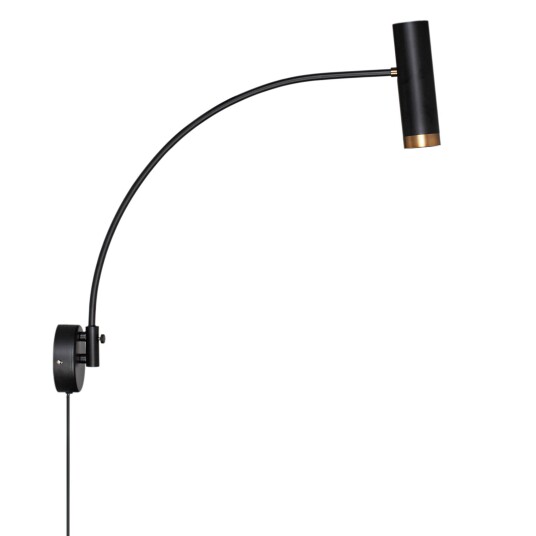 By Rydéns Puls XL vegglampe Matt Svart