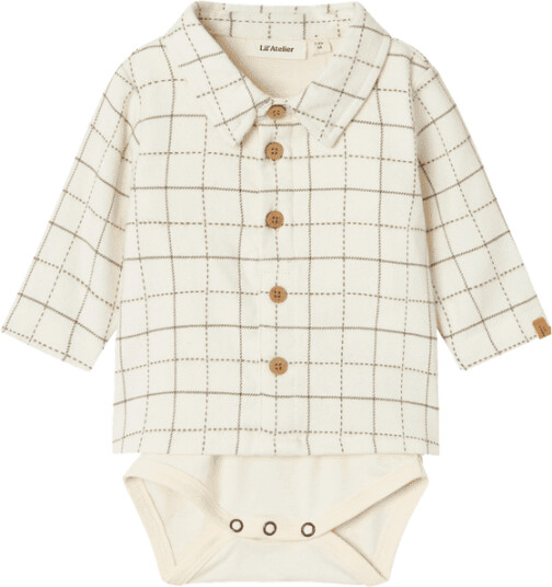 Lil' Atelier Nbmramos skjortebody Turtledove Lil' Atelier Nbmramos skjortebody Turtledove