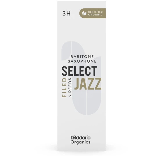 D'Addario Woodwinds Orsf05bsx3h 5-Pk 3h Org. Select Jazz Filed Baritone-Sax